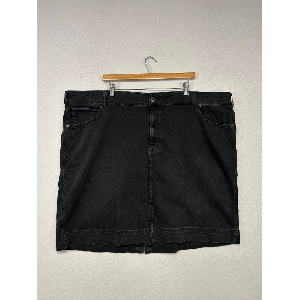 Workwear Utility Lee Womens 26W Black Carpenter Denim Skirt 112360161